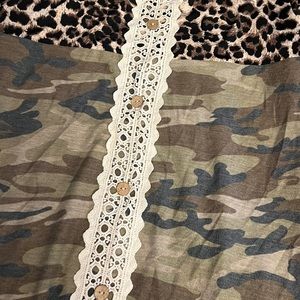 Long sleeve plus size top